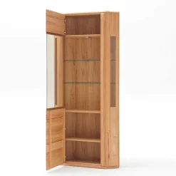 Wohnen Eckvitrine Athias aus Kernbuche