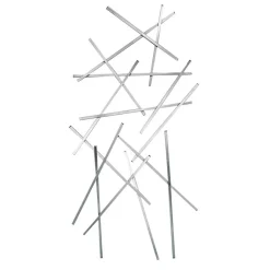 Wohnen Loft Möbel|Industrial Möbel*Edelstahl Garderobe mit zehn Haken - Shines