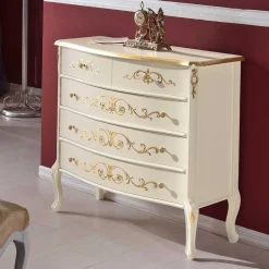 Wohnen Edle Barock-Kommode miz 87 cm Breite - Iviada