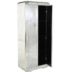 Wohnen Graue Möbel|Diele Komplett*Edle Design Flurmöbel in Silber - Pilot (sechsteilig)