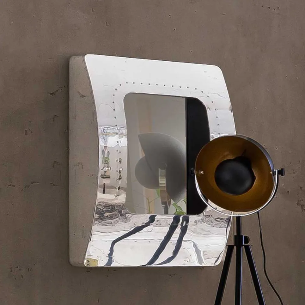 Wohnen Graue Möbel|Diele Komplett*Edle Design Flurmöbel in Silber - Pilot (sechsteilig)