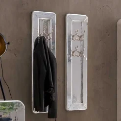 Wohnen Graue Möbel|Diele Komplett*Edle Design Flurmöbel in Silber - Pilot (sechsteilig)