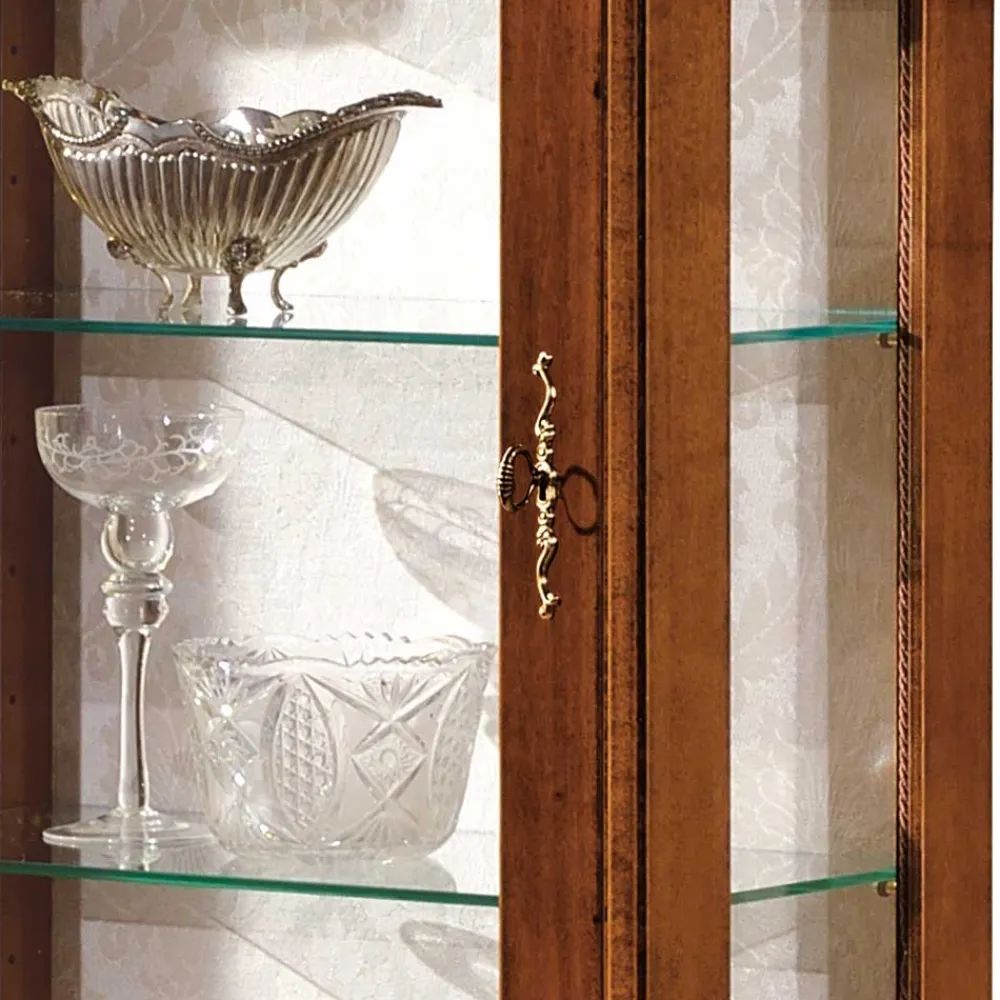 Wohnen Edle Standvitrine in italienischem Design - Venerdina