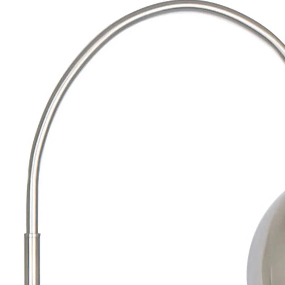 Wohnen Edle Stehleuchte in matter Edelstahl Optik - Olenora