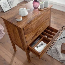 Wohnen Edler Barschrank aus Sheesham Massivholz - Finaly