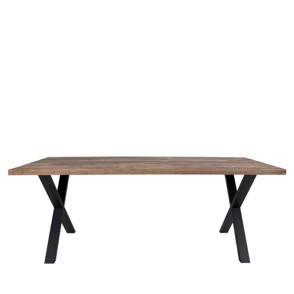 Wohnen Jugend-Sitzgruppen|Sitzgruppe*Edler Eiche Tisch & Armlehnstühle - Dicampo (siebenteilig)