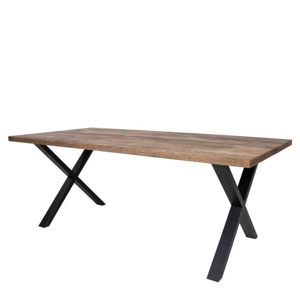 Wohnen Jugend-Sitzgruppen|Sitzgruppe*Edler Eiche Tisch & Armlehnstühle - Dicampo (siebenteilig)