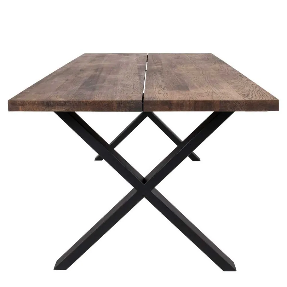 Wohnen Jugend-Sitzgruppen|Sitzgruppe*Edler Eiche Tisch & Armlehnstühle - Dicampo (siebenteilig)