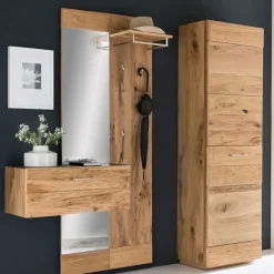 Wohnen Diele Komplett*Edles Dielen Set Macusos mit Balkeneiche Furnier (fünfteilig)