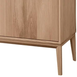 Wohnen Edles Sideboard aus Wildeiche Bianco geölt - Lamia