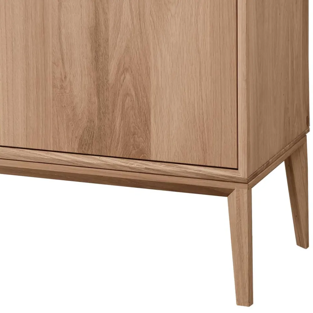 Wohnen Edles Sideboard aus Wildeiche Bianco geölt - Lamia