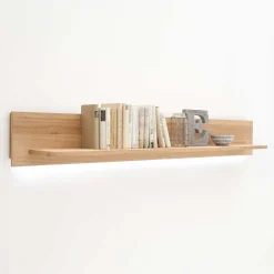 Wohnen Edles Wandboard in Eiche Bianco - Crokas