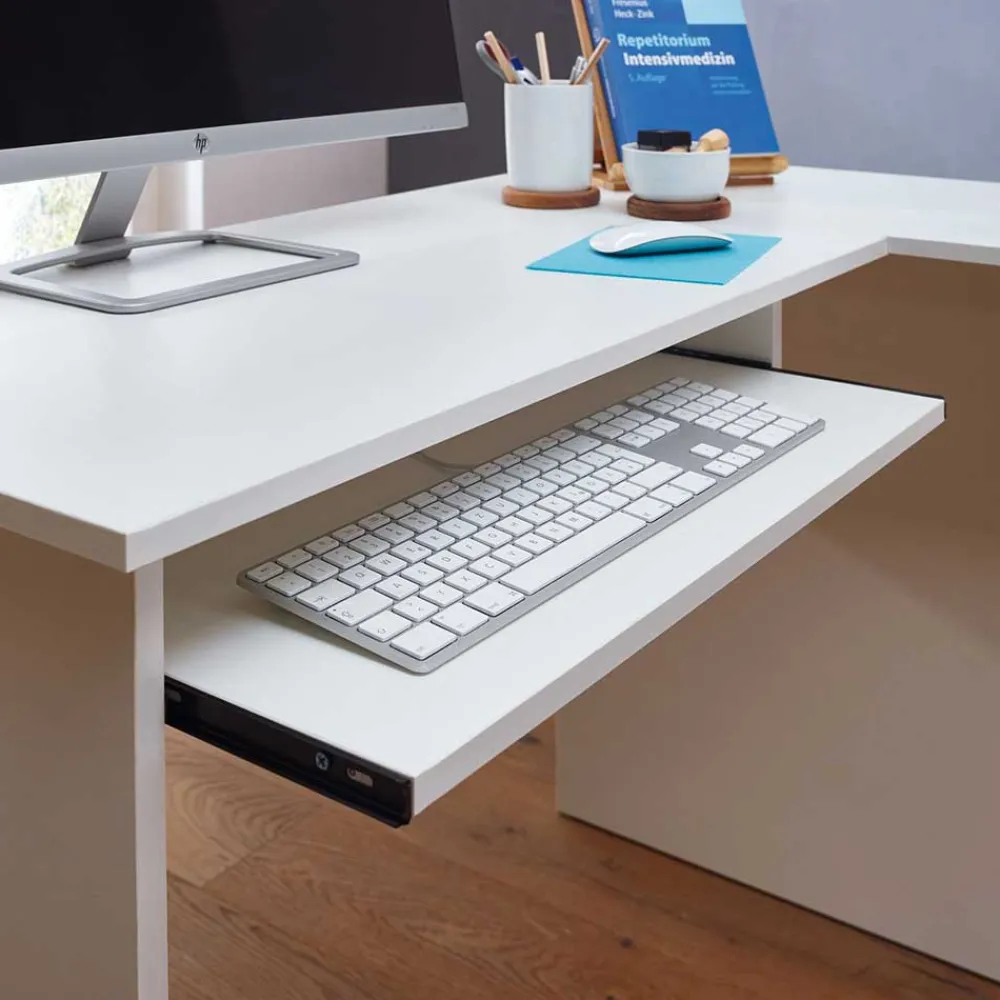 Wohnen Bürotische*EDV Schreibtisch mit Regal - Winkelform - Candyon