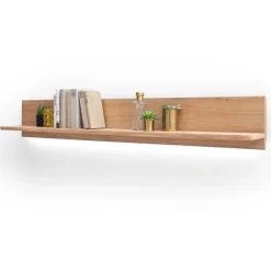 Wohnen Esszimmerregale|Regale*Eiche Bianco Wandboard 160x24x22 cm - Assela