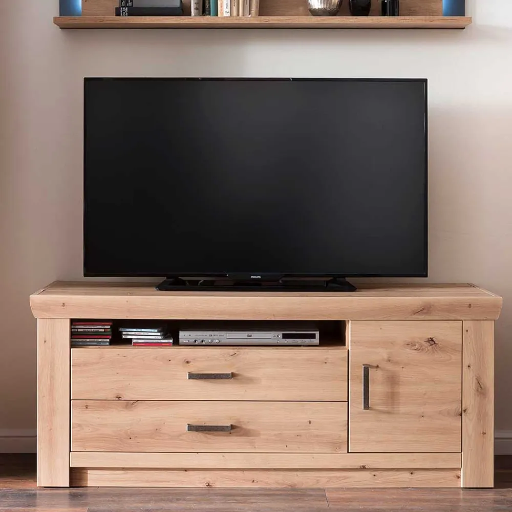 Wohnen Eiche Dekor TV Board mit 2 Schubladen - Wykina