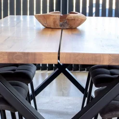 Wohnen Küchen-Essgruppen|Esszimmer Komplett*Eiche Esstisch & 6 Polsterstühle - Tricky (siebenteilig)