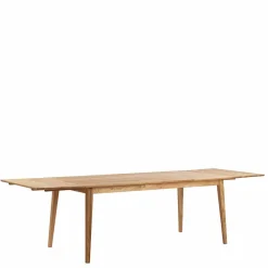 Wohnen Eiche Esstisch & Stühle Grau - Number (siebenteilig)