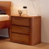 Wohnen Eiche Nachtkommode Chestra mit drei Schubladen