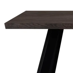 Wohnen Küchen-Essgruppen|Esszimmer Komplett*Eiche Rauchfarben Tisch & 6 Stühle Namac in Dunkelgrau (siebenteilig)