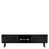 Wohnen Tv & Hifi-Möbel|Tv & Hifi-Möbel*Eiche TV Lowboard in Schwarz geölt - Janeira