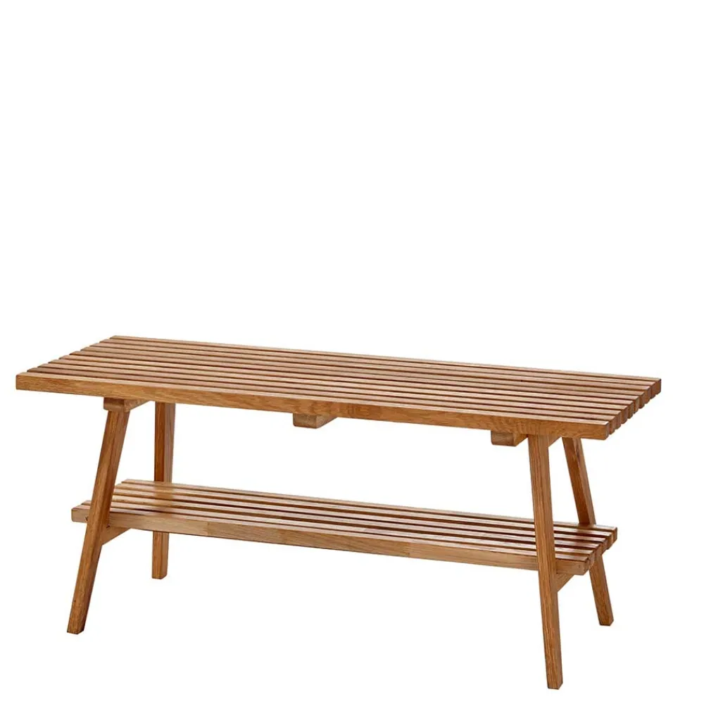 Wohnen Schuhschränke|Garderobenbänke*Eichenholz Flurbank im Skandi Design - Artensian