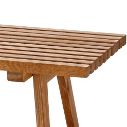 Wohnen Schuhschränke|Garderobenbänke*Eichenholz Flurbank im Skandi Design - Artensian