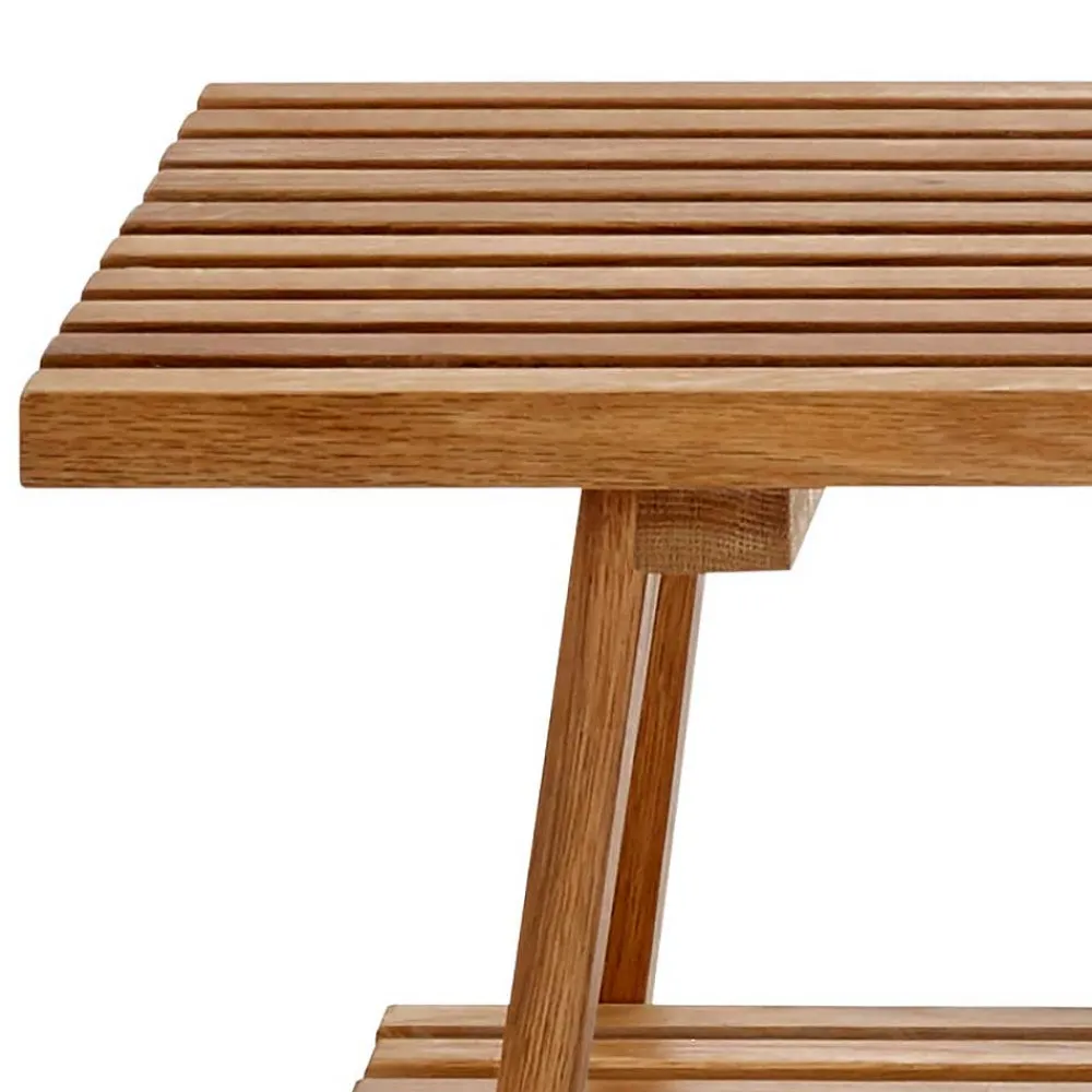 Wohnen Schuhschränke|Garderobenbänke*Eichenholz Flurbank im Skandi Design - Artensian