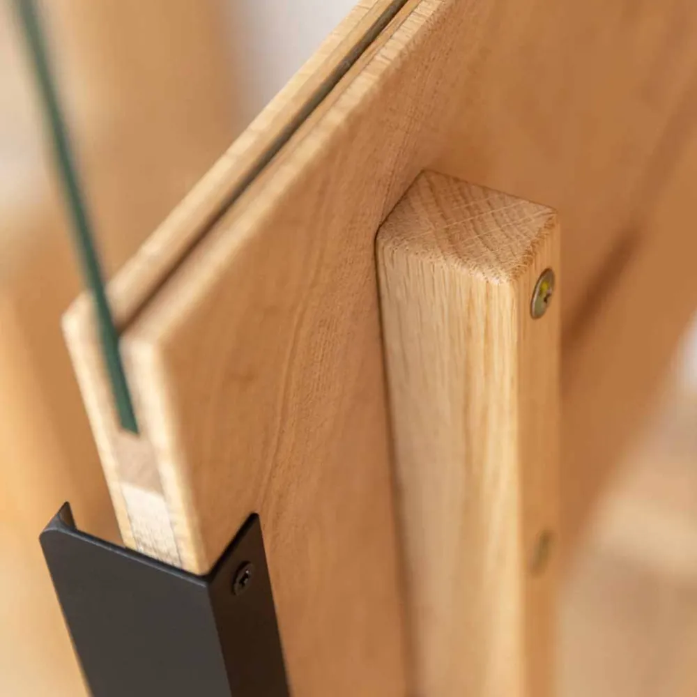 Wohnen Vitrinen|Wohnzimmer-Vitrinen*Eichenholz Highboard Vitrine modern - Judita