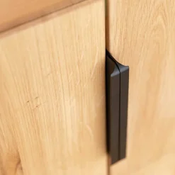 Wohnen Vitrinen|Wohnzimmer-Vitrinen*Eichenholz Highboard Vitrine modern - Judita