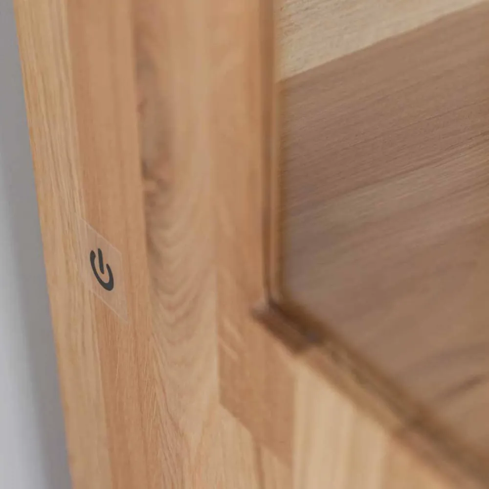 Wohnen Vitrinen|Wohnzimmer-Vitrinen*Eichenholz Highboard Vitrine modern - Judita