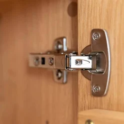 Wohnen Eichenholz Hängevitrine mit Hirnholz Applikation - Deruta