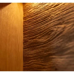 Wohnen Esszimmer-Vitrinen*Eichenholz Hängevitrine mit LED Beleuchtung - Judita