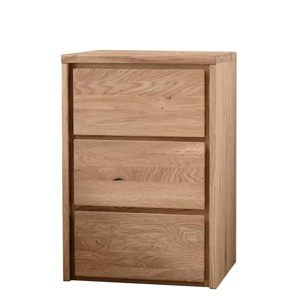 Wohnen Eichenholz Kommode mit drei Schubladen - Villa