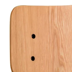 Wohnen Retro Möbel|Küchenstühle*Eichenholz Stuhl mit Polster - Onan (2er Set)