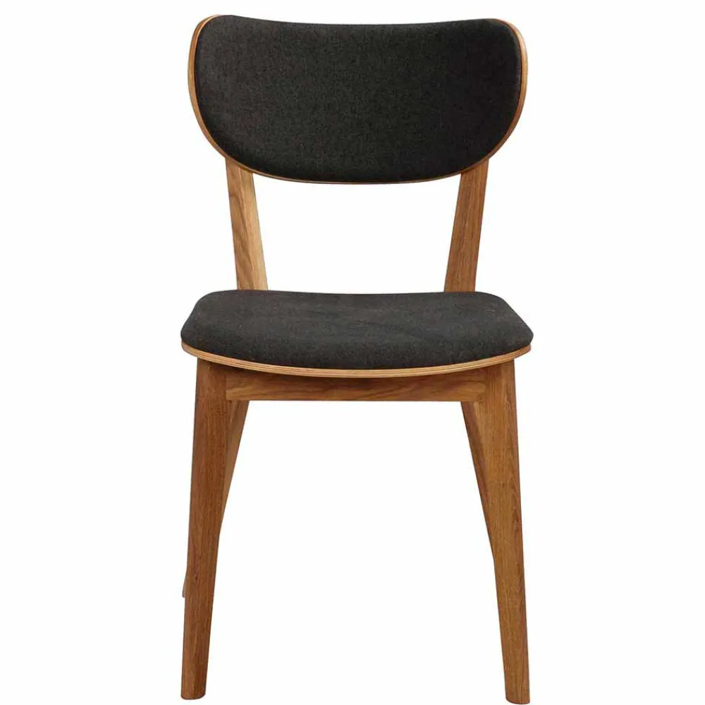 Wohnen Eichenstuhl mit Polsterung - Forcia (2er Set)