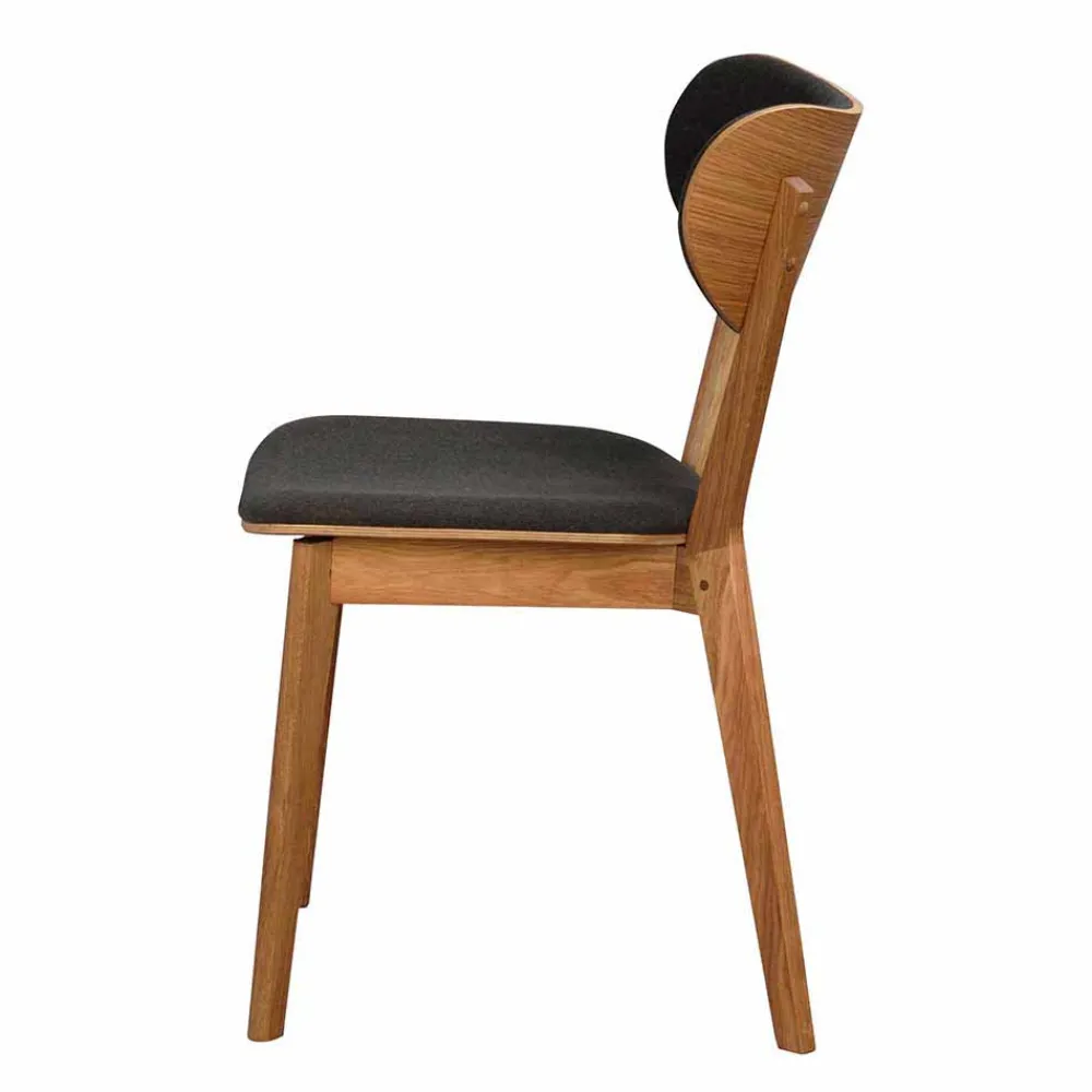 Wohnen Eichenstuhl mit Polsterung - Forcia (2er Set)