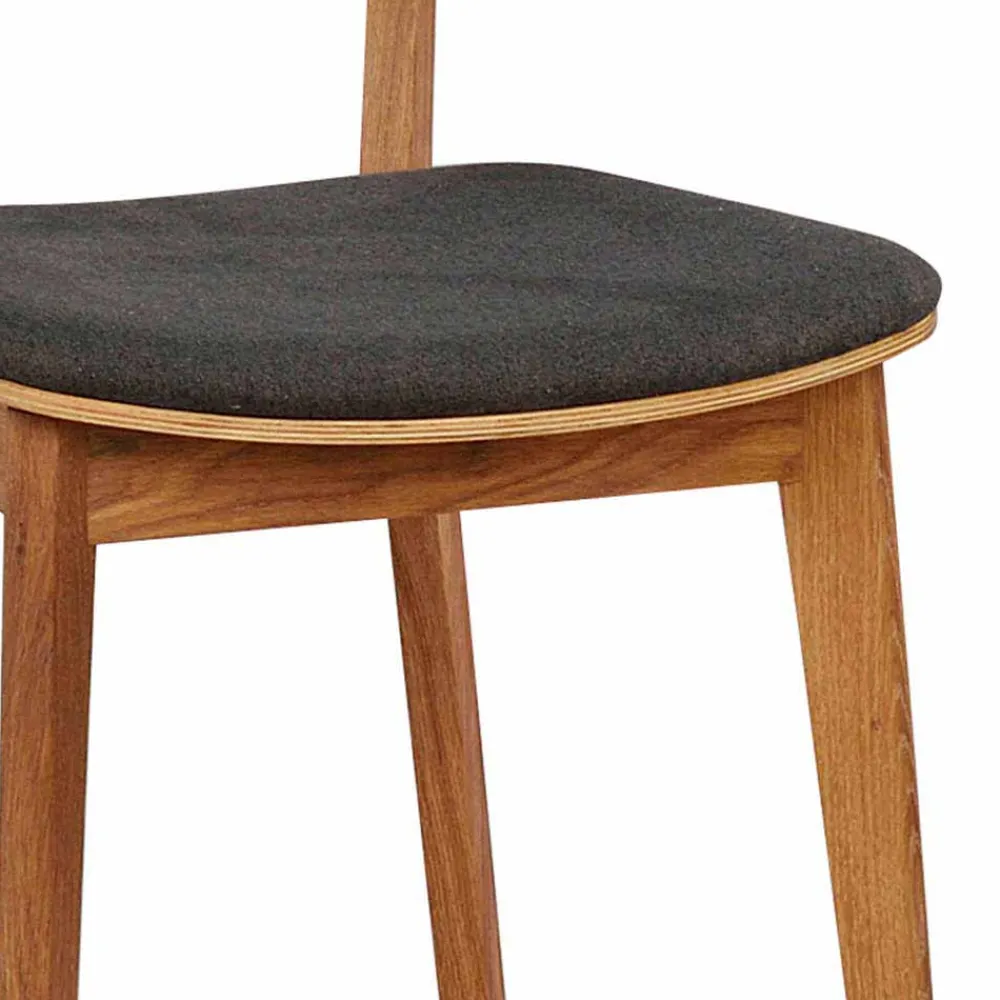 Wohnen Eichenstuhl mit Polsterung - Forcia (2er Set)