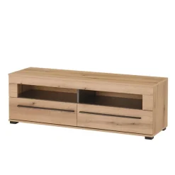 Wohnen Eicheoptik Wohnzimmermöbel Set - Brocus (vierteilig)