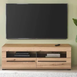 Wohnen Eicheoptik Wohnzimmermöbel Set - Brocus (vierteilig)