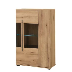 Wohnen Eicheoptik Wohnzimmermöbel Set - Brocus (vierteilig)