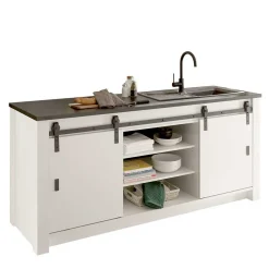 Wohnen Einrichtung für Küche mit Insel - Eture (sechsteilig)