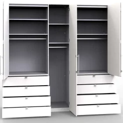 Wohnen Schlafzimmer Komplett*Einrichtung fürs Schlafzimmer in Beige - Lesegano (vierteilig)