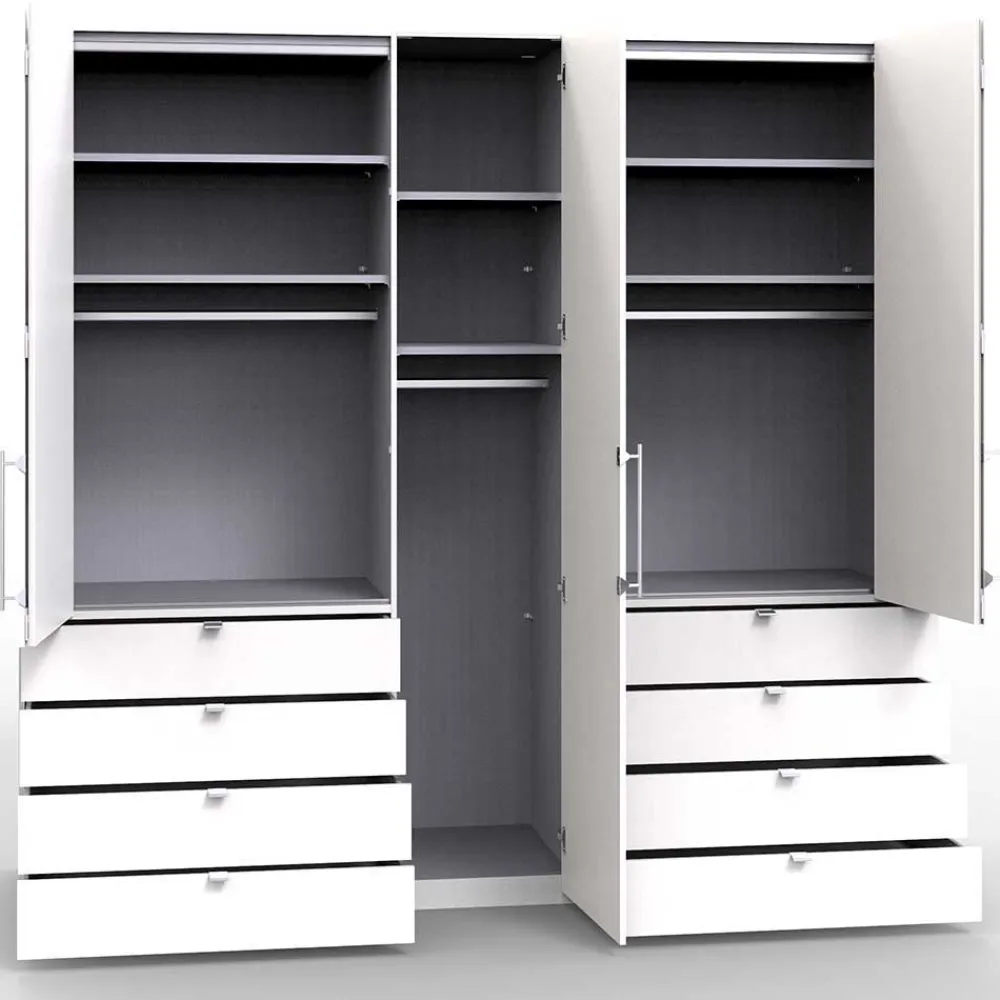 Wohnen Schlafzimmer Komplett*Einrichtung fürs Schlafzimmer in Beige - Lesegano (vierteilig)