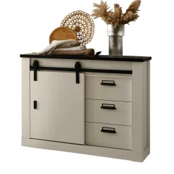 Wohnen Schlafzimmer Komplett*Einrichtungskombi Schlafzimmer in Weiß - Tramos (fünfteilig)