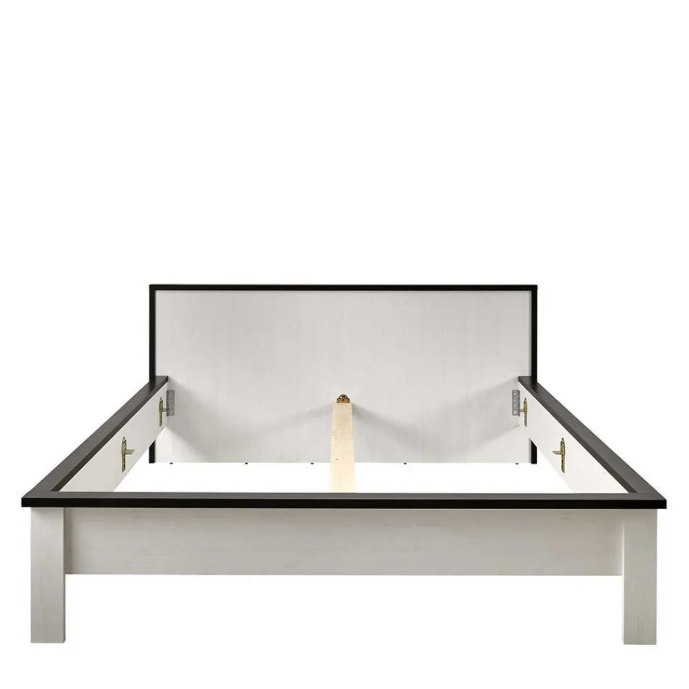 Wohnen Schlafzimmer Komplett*Einrichtungskombi Schlafzimmer in Weiß - Tramos (fünfteilig)