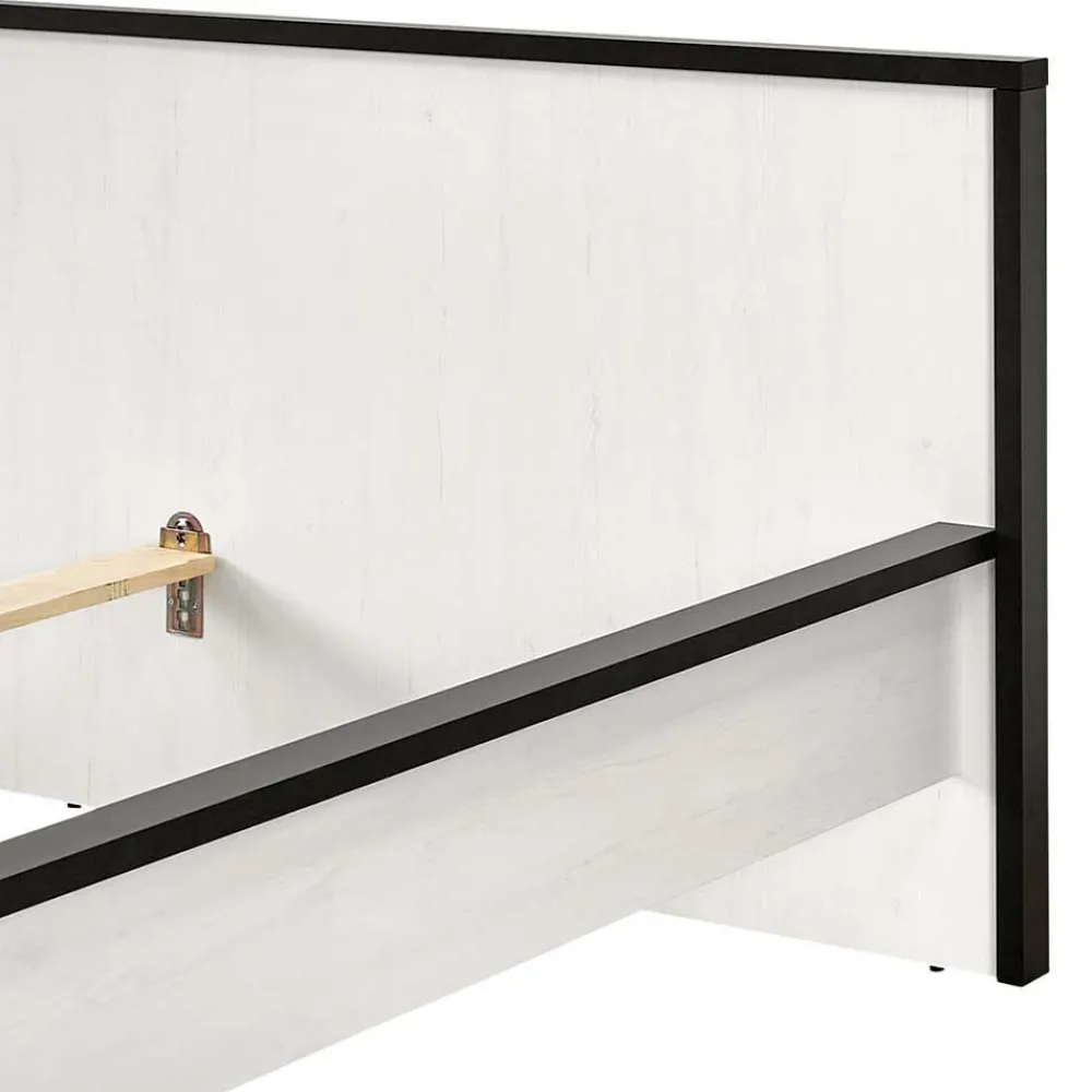 Wohnen Schlafzimmer Komplett*Einrichtungskombi Schlafzimmer in Weiß - Tramos (fünfteilig)