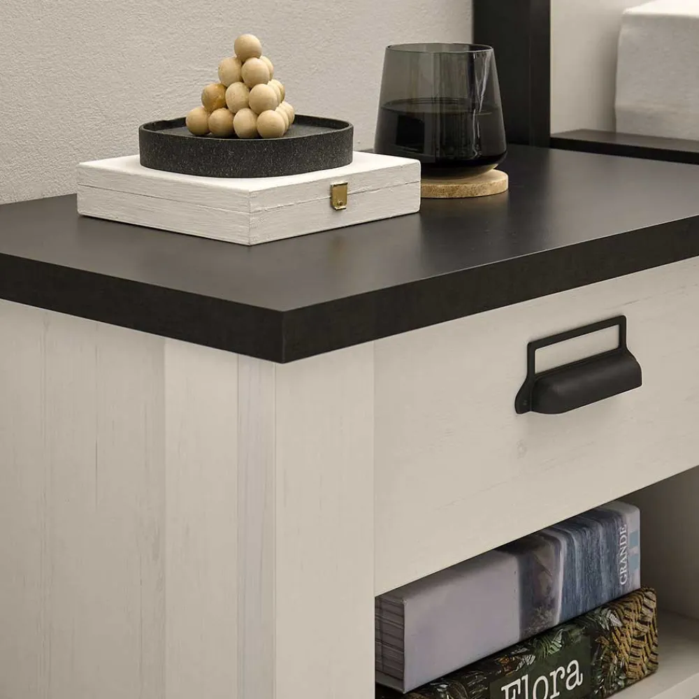 Wohnen Schlafzimmer Komplett*Einrichtungskombi Schlafzimmer in Weiß - Tramos (fünfteilig)