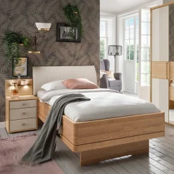 Wohnen Einzelbett & Nachtkommode als Set - Emdsiva (zweiteilig)