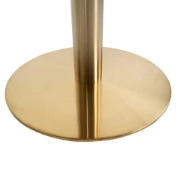 Wohnen Elegante Esstischgruppe in Rund - Nathan (fünfteilig)