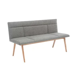 Wohnen Küchenbänke|Esszimmerbänke*Elegante Esszimmer Polsterbank mit Lehne - Wervo